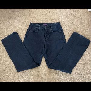 NYDJ mini bootcut jeans, 4 petite.